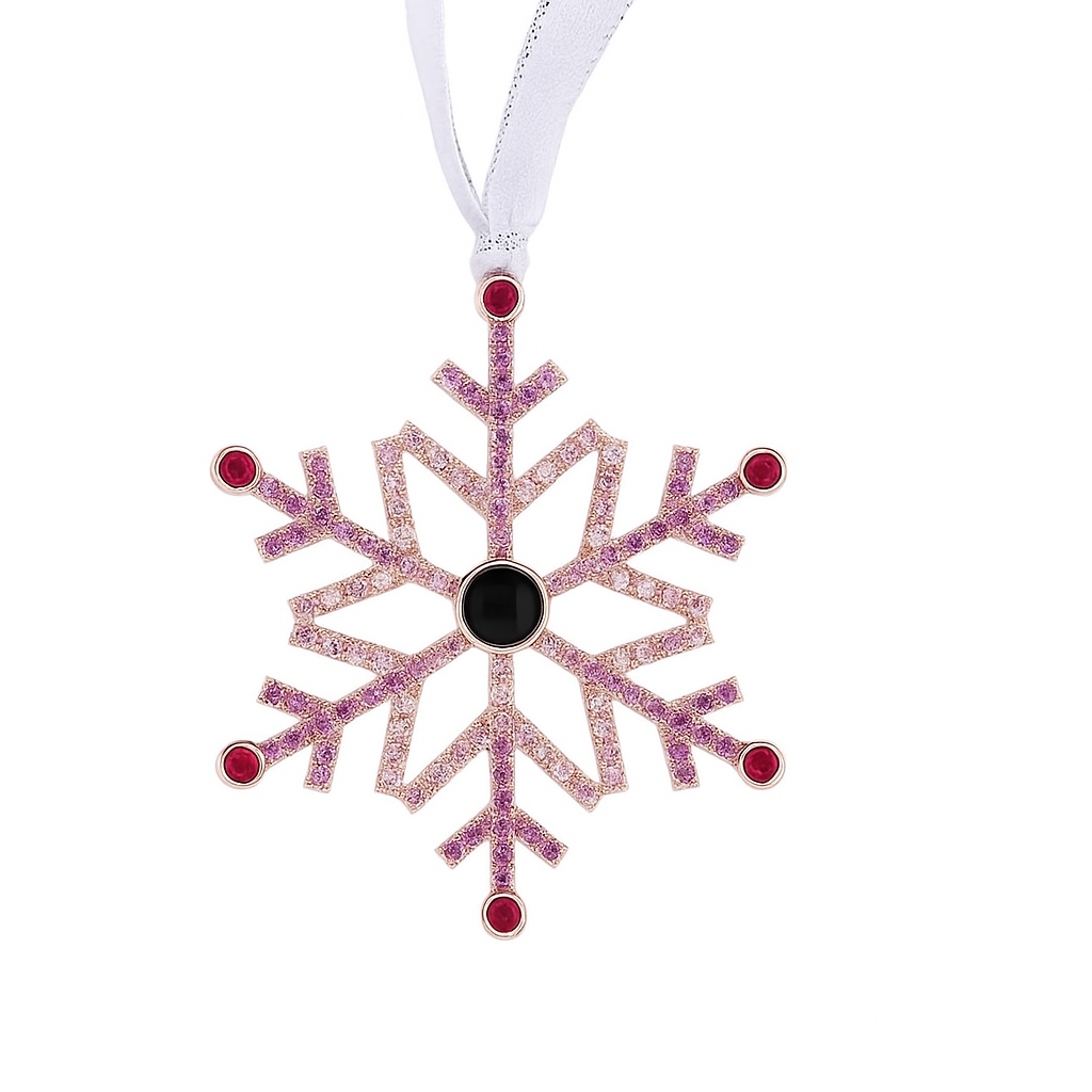 Snowflake Photo Ornament