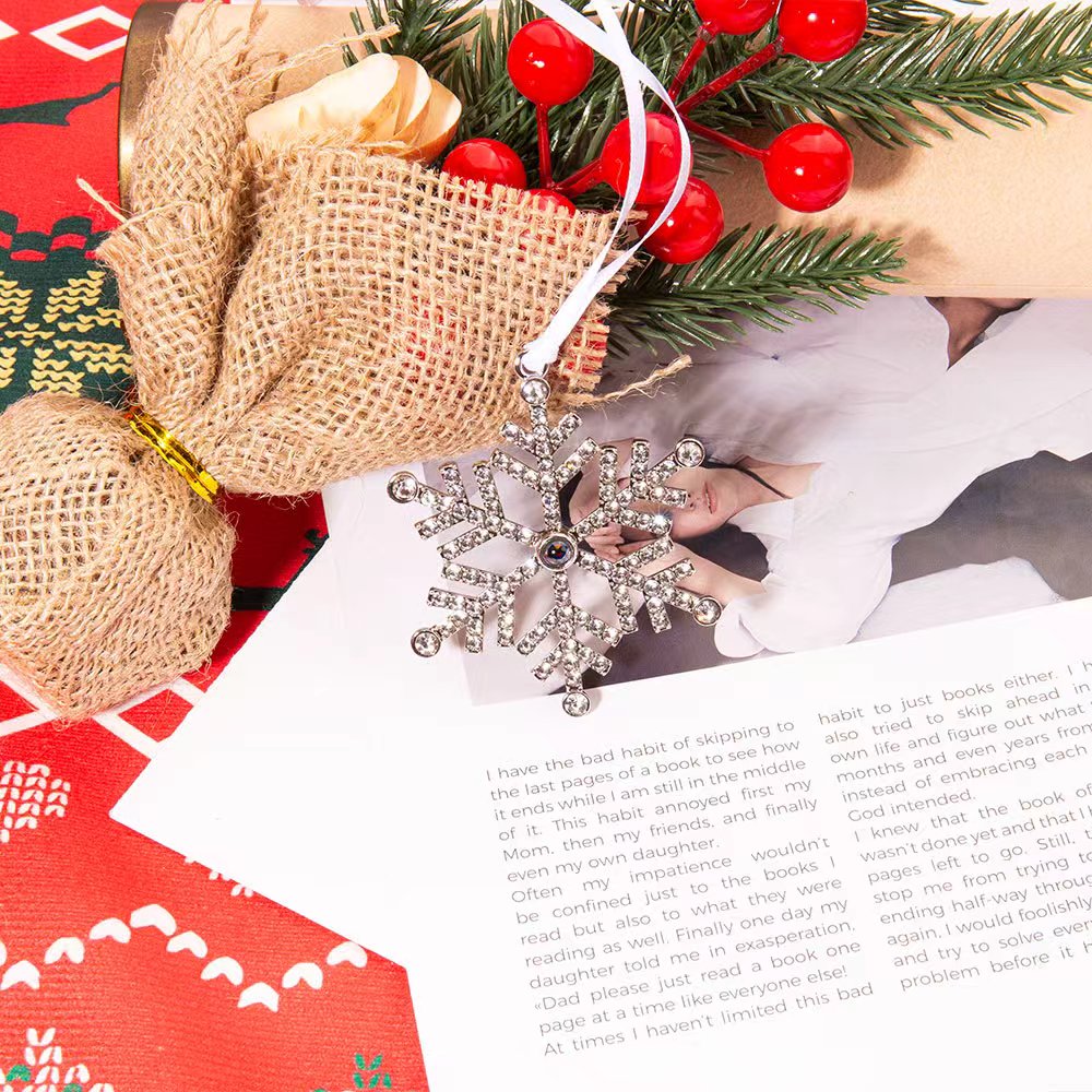 Snowflake Photo Ornament