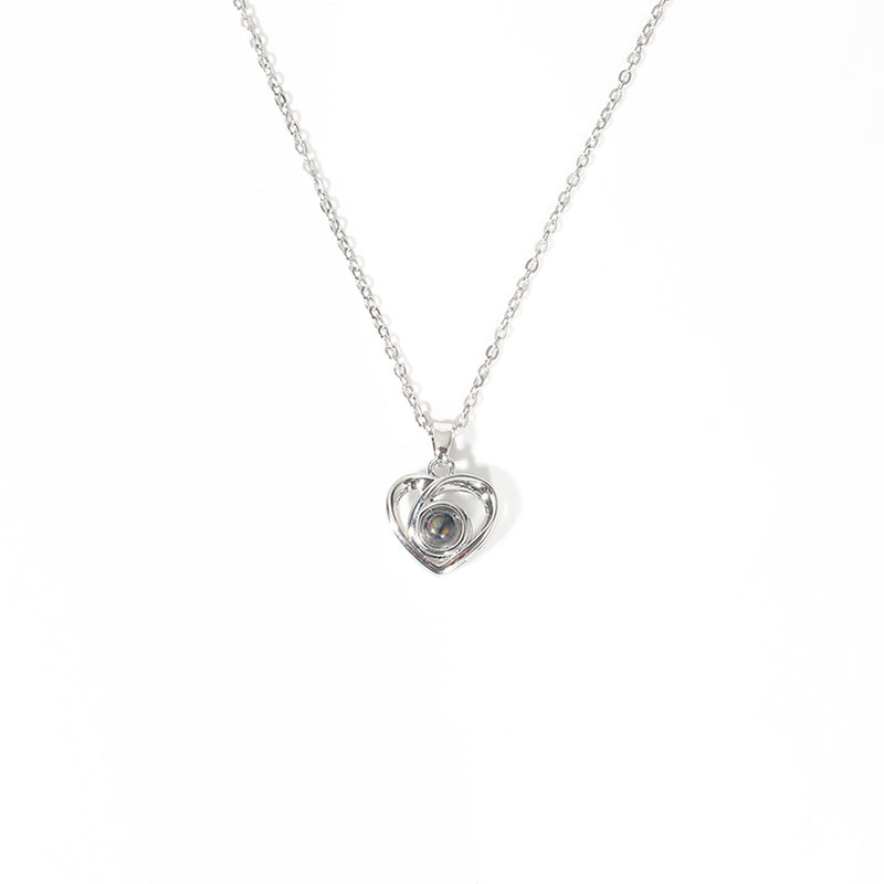 Heart Photo Necklace — Your Photo, Hidden Inside