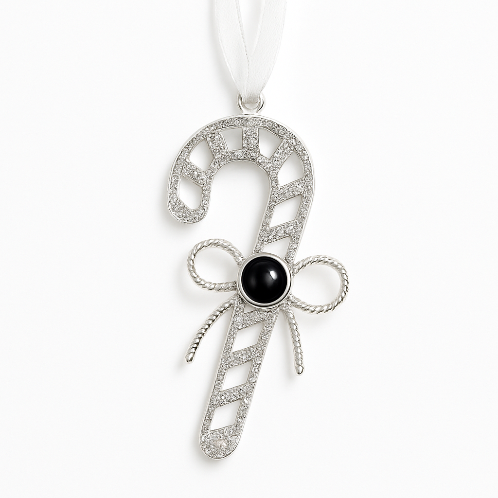 Candy Cane Photo Ornament