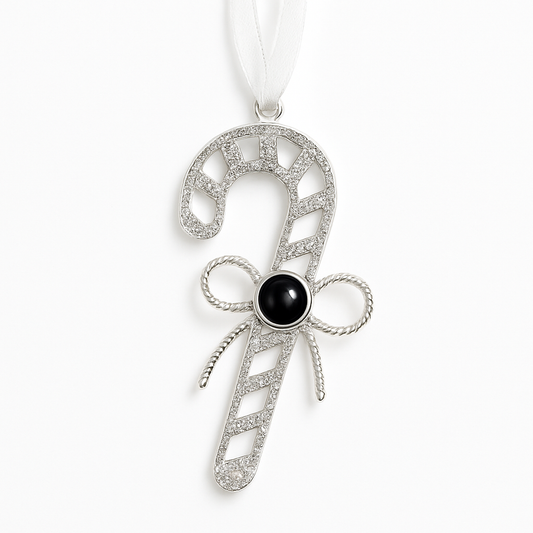 Candy Cane Photo Ornament